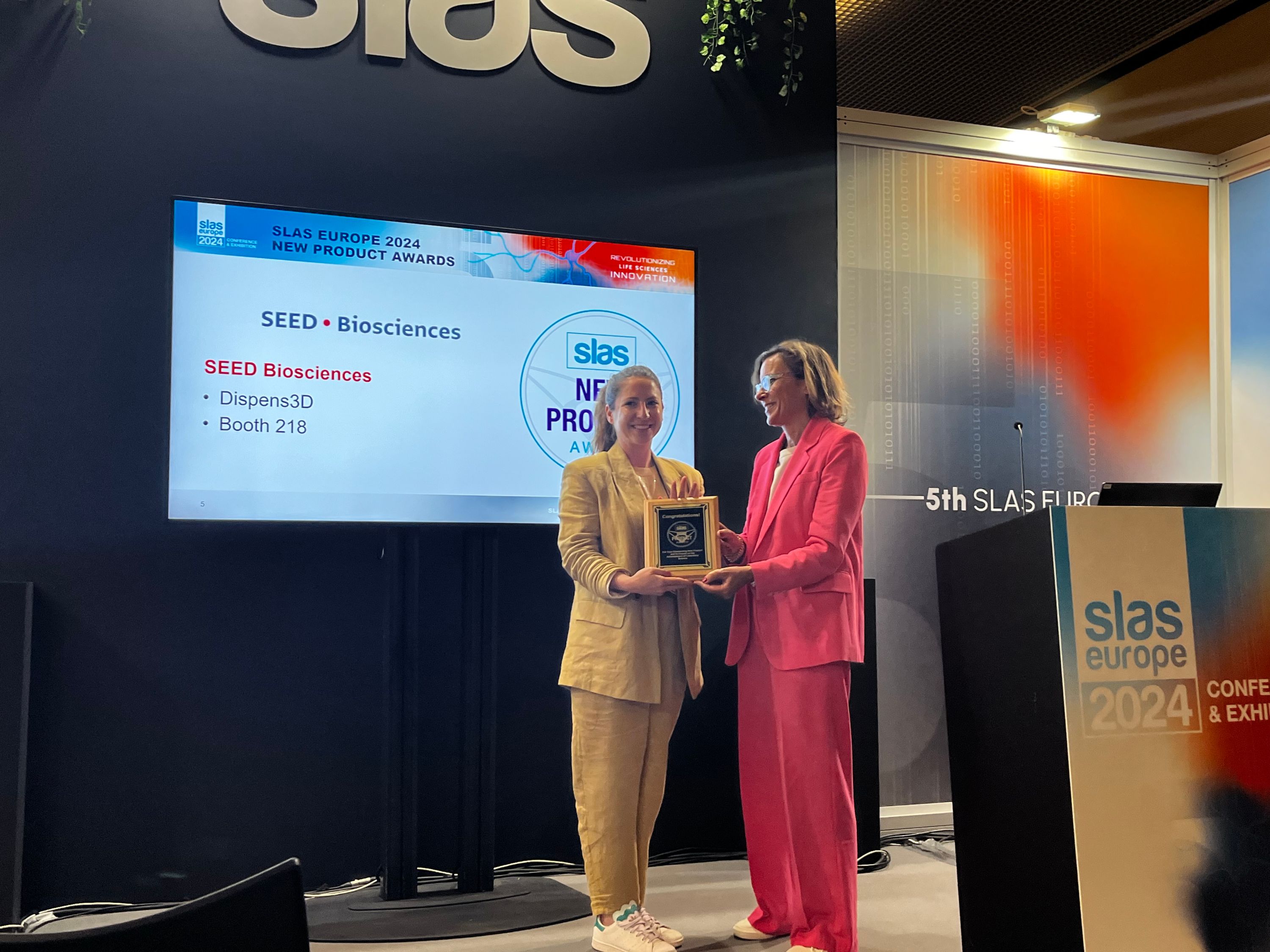 SEED Biosciences SLAS Europe 2025 New Product Award