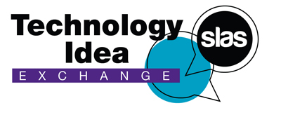 Technology Idea Exchange black and purple logo