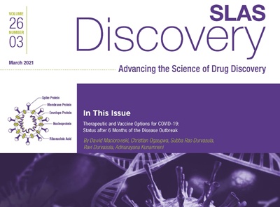 March <em>SLAS Discovery</em> Explores COVID-19 Drug Therapies Six Months Later